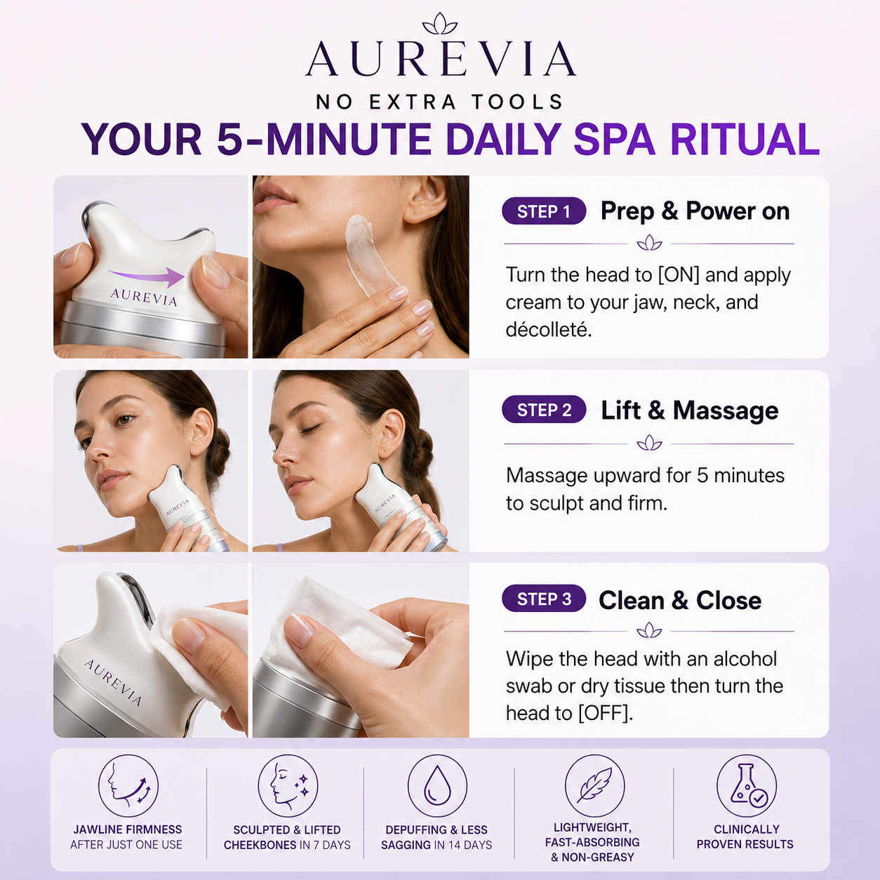 Aurevia Collagen Retinol Refining Gua Sha Cream